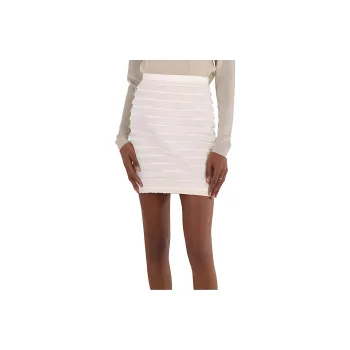 Burberry Casual Short Skirts Women's White