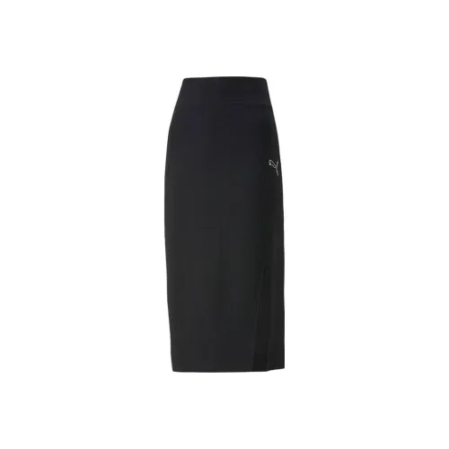 PUMA Casual Long Skirts Women's Black