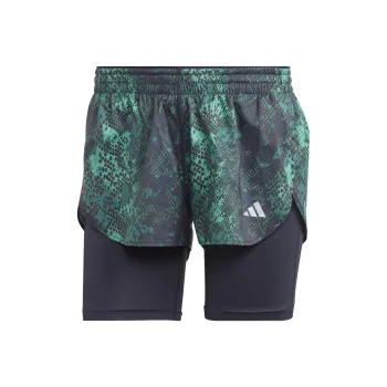 Adidas RUN-FAST Sports Shorts Women's Black Green