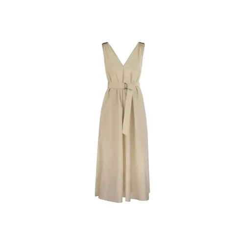 Brunello Cucinelli Sleeveless Dress Women's Light Umber
