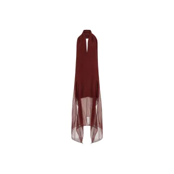 Ferragamo Halterneck Low Back Dress