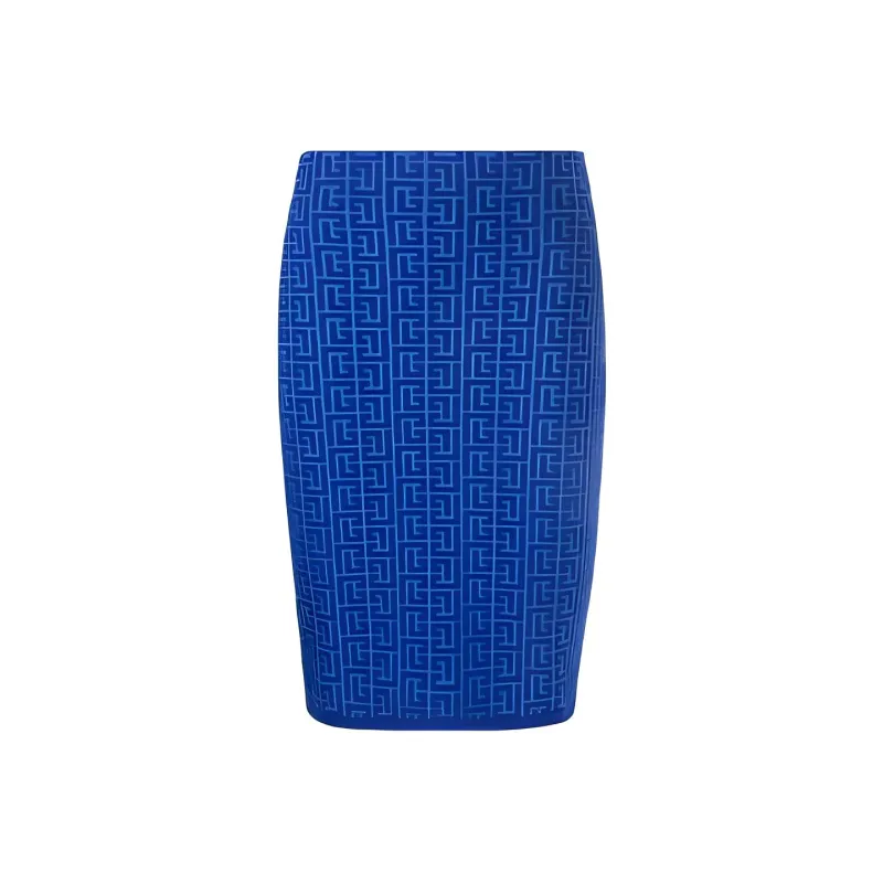 BALMAIN Casual Short Skirts Women's Blue-0