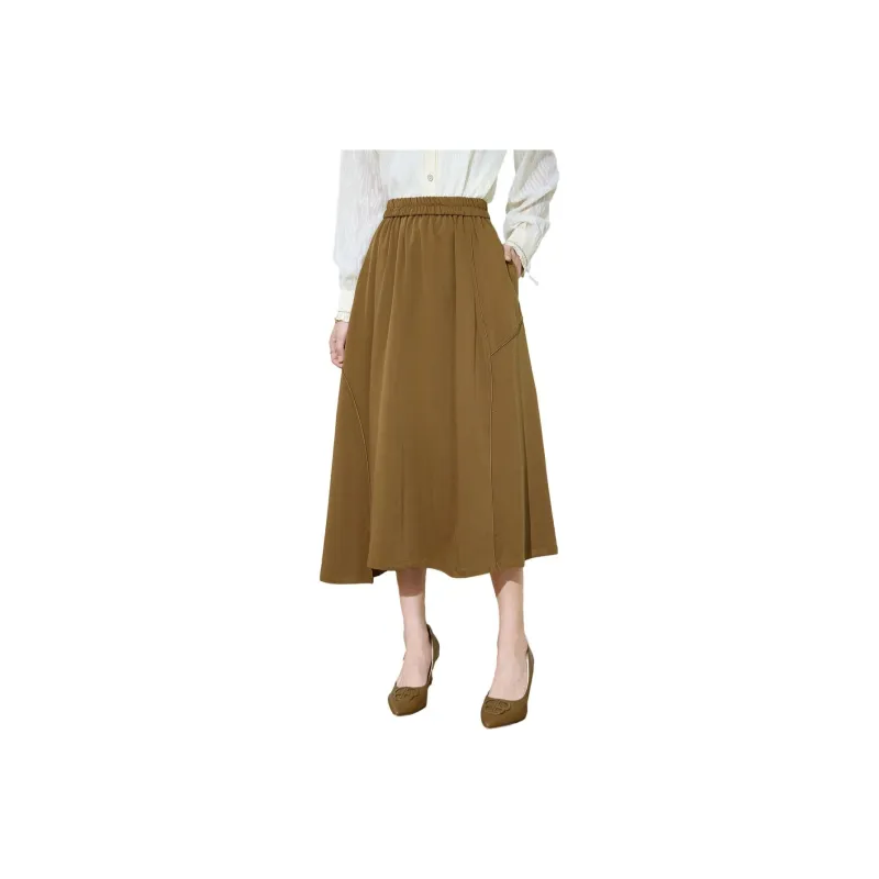 SMEN Casual Long Skirts Women's-0