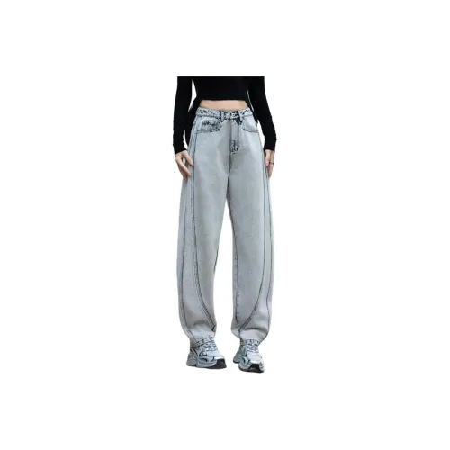 You Cow Me Pants Jeans Women's Glacier Gray