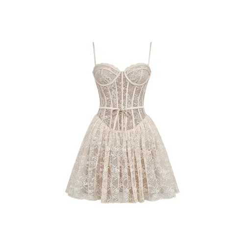 HOUSE OF CB LOUISA Slip Dress Women's CREAM/Cream