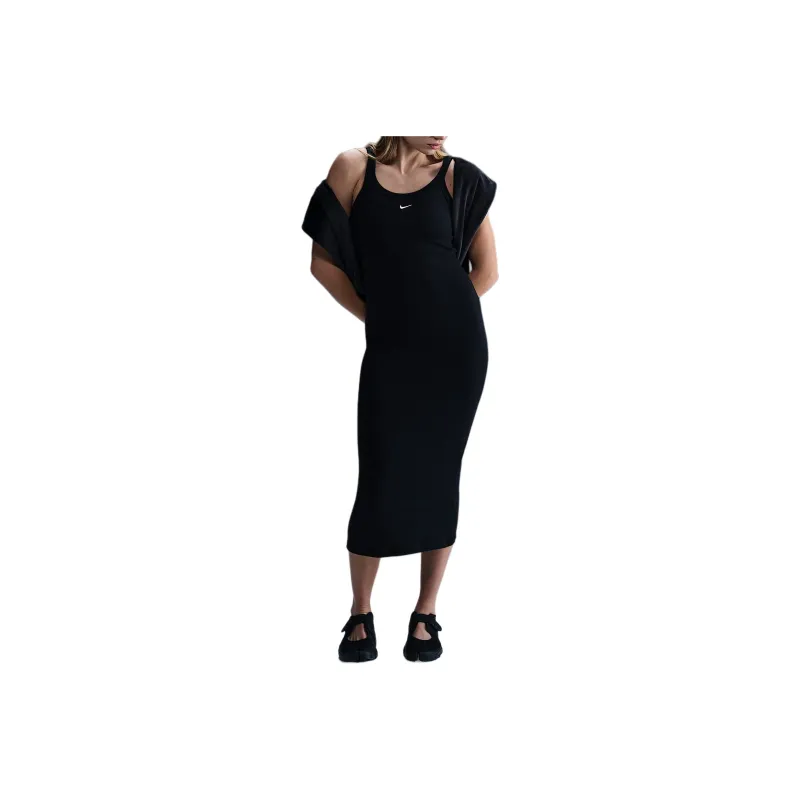 Nike Sportswear Chill Knit Women's Tight Mini Rib Tank Dress-0