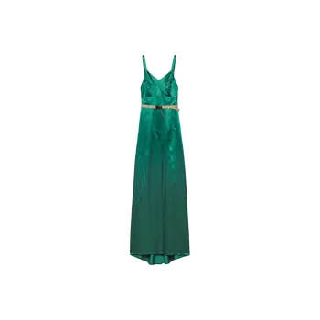 PRADA Slip Dresses Women's Green
