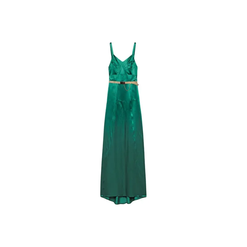 PRADA Slip Dresses Women's Green-0