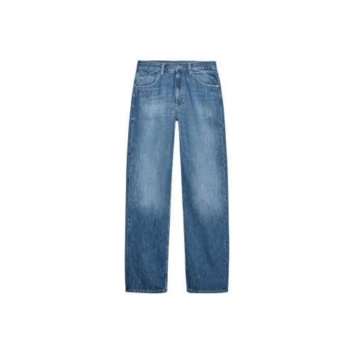 ZARA Trf Jeans Women's Sea Blue