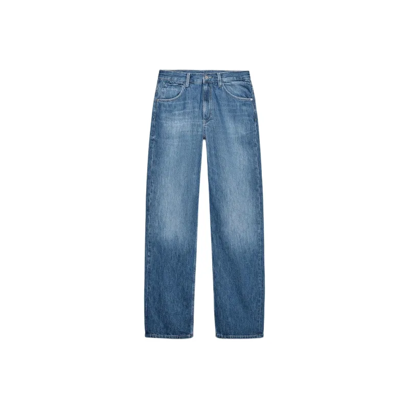 ZARA Trf Jeans Women's Sea Blue-0