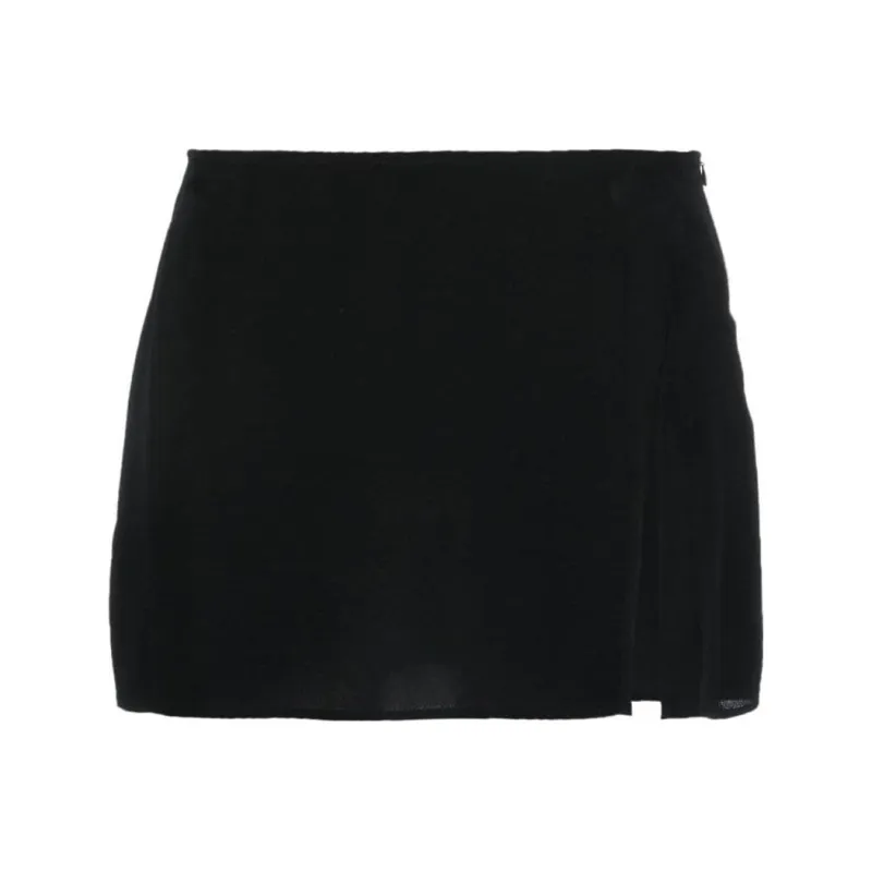 Reformation Kiara Side slit Miniskirt-0