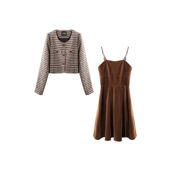 Still Quiet Skirt Set Women's Coffee