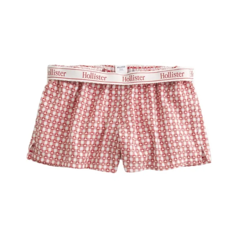 Hollister Casual Shorts Women's Dark Red-0