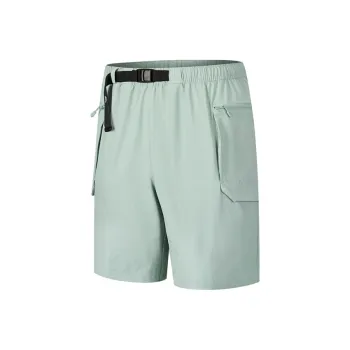Erke Casual Shorts Unisex Autumn Tea Green