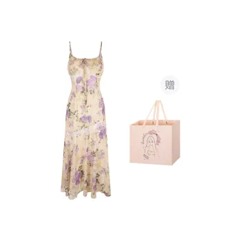 BSEVENI Slip Dress Women's Lisianthus Purple