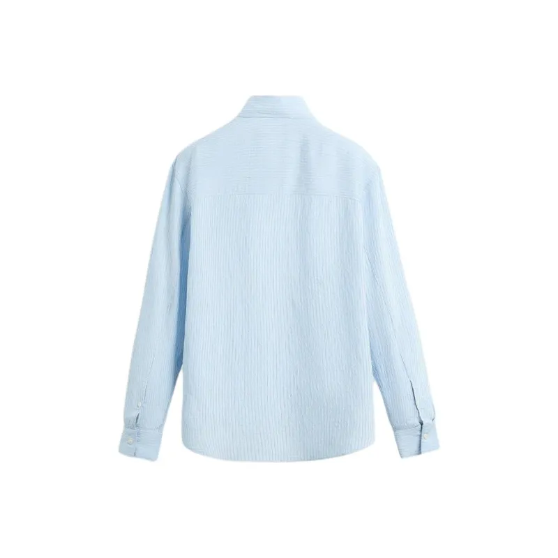 ZARA Shirts Men Sky Blue-1