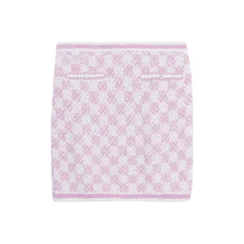 CHANEL 23 Spring And Summer New Arrivals 23C Casual Short Skirts Women's Light Pink