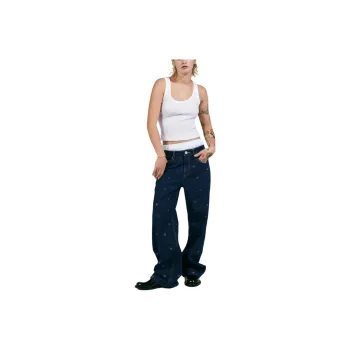 ZARA Trf Jeans Women's Marine Blue