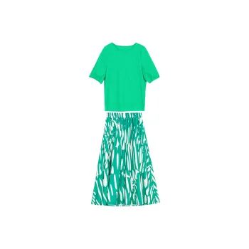 Wbwq Two Piece Skirt Sets Women's