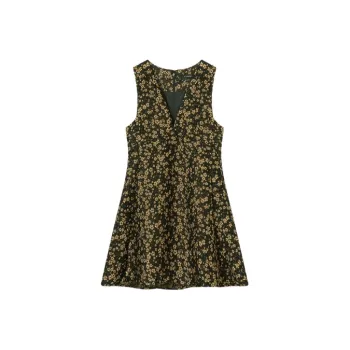 E.land Sleeveless Dress Women's Brown