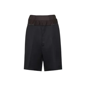 MM6 Maison Margiela Knee Length Shorts 'Black'