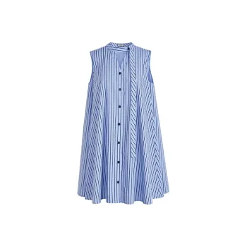 KUOSE Sleeveless Dress Women's Light Blue