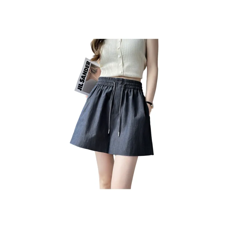 SITOL Casual Shorts Women's Blue-0