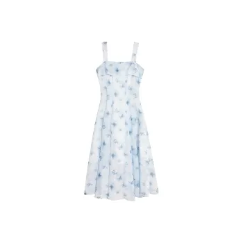 Kazakhstan Slip Dress Women's Lake Blue