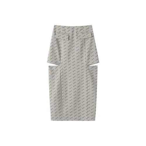 THE SEA LIFE THE SEA LIFE X Morandi Co-brand Casual Long Skirts Women's Shimmer Green
