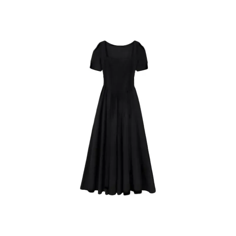 Yvetteclassic Short Sleeved Dress Women's Black-0
