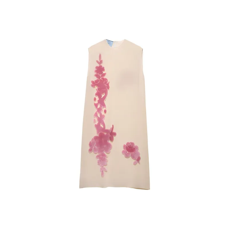 PRADA Georgette Midi Dress-0