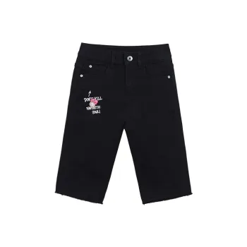 LALABOBO Denim Shorts Women's Black Denim