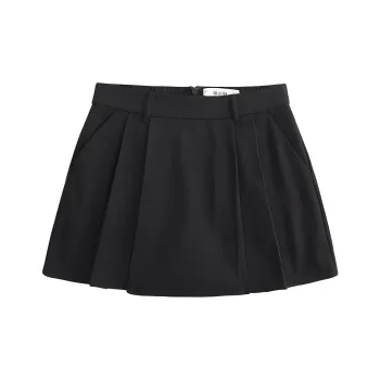Hollister Casual Short Skirts Women's Black