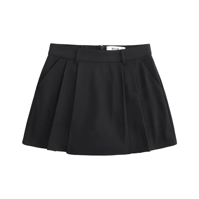 Hollister Casual Short Skirts Women's Black-0