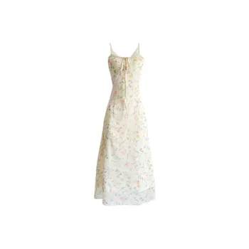 Udon House Slip Dress Women's Light Yellow