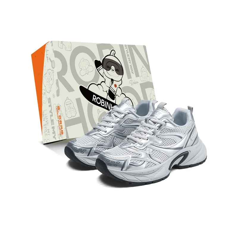 ROBINHOOD Cushioning, Slip Resistant, Abrasion Resistant, Coverage, Support Low Top Chunky Sneakers Women's-6
