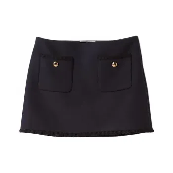 MIU MIU FW23 Casual Short Skirts Women's Blue