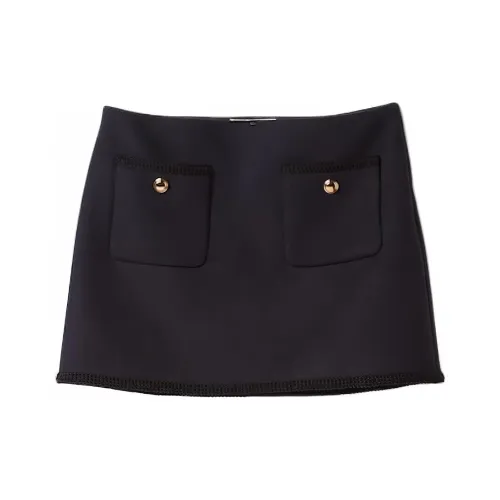 MIU MIU FW23 Casual Short Skirts Women's Blue