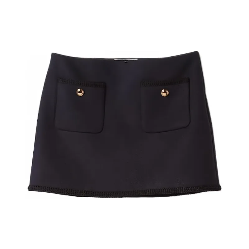 MIU MIU FW23 Casual Short Skirts Women's Blue-0