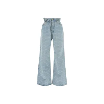 MIU MIU SS24 Jeans Women's Light Blue