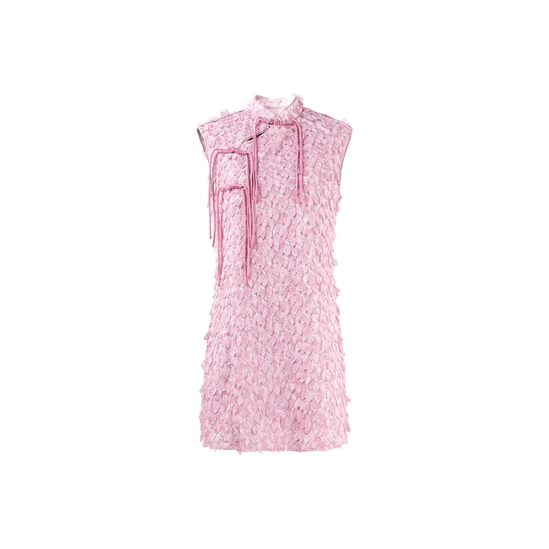 COCOON Sleeveless Dress Women's Pink-0