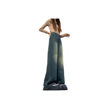 Concubine Zhu Jeans Women's Vintage Blue