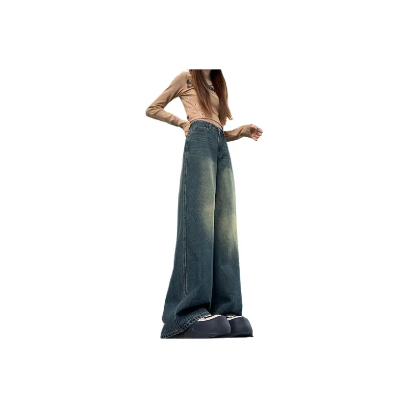 Concubine Zhu Jeans Women's Vintage Blue-0