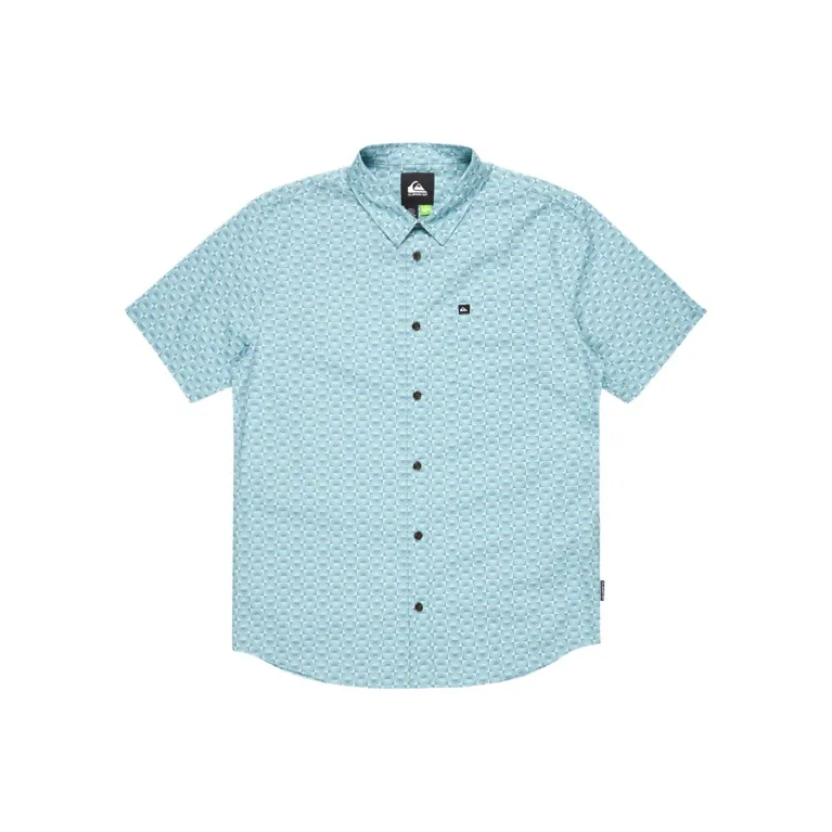 Quiksilver Apero Organic Classic Shirt Men's Blue-0