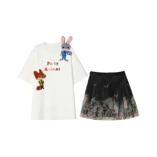 SNBL Two Piece Skirt Sets Women's