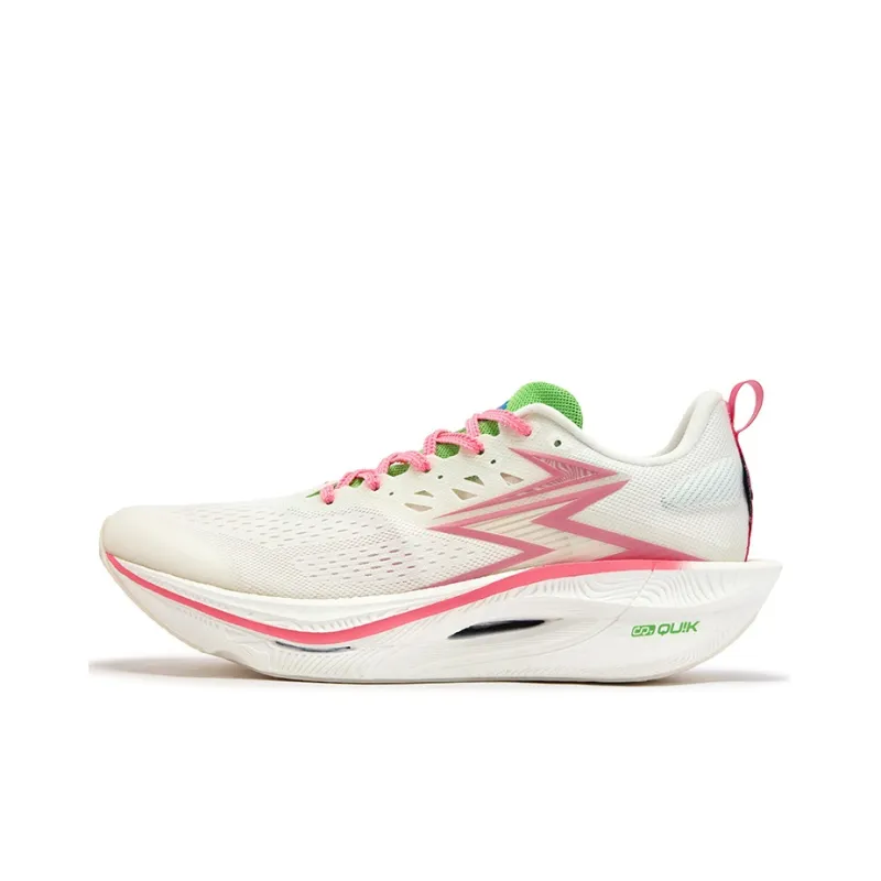 361° Flame 3 ET Cushioning Abrasion Resistant Breathable Low Top Running Shoes Unisex Neon Light Coral-0