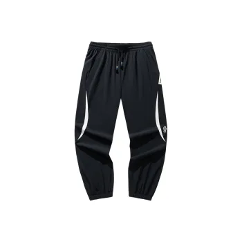 Anta Basketball Collection Casual Pants Unisex Basic Black