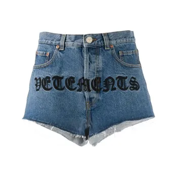 Vetements Denim Shorts Women's Blue