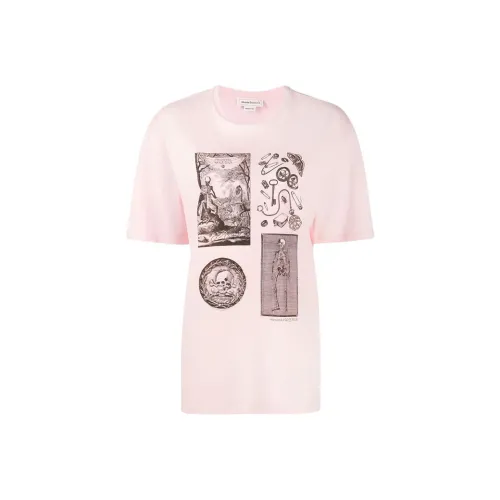 Alexander McQueen T Shirts Women's Pink