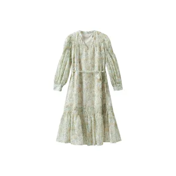 Inman Long Sleeved Dress Women's Ecru Tulip